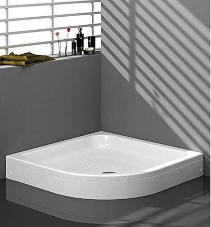 KALE-İDA 90*90 CM H:20 OVAL AKRİLİK DUŞ TEKNESİ 