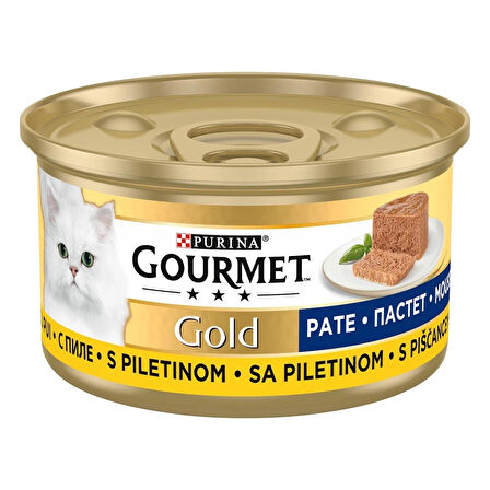 Purina Gourmet Gold Tavuk Etli Yaş Kedi Maması 12 x 85 Gr