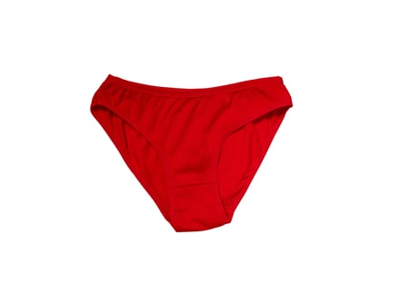 Arias Closet Kırmızı Yılbaşı Desenli Let İt Snow Pamuklu Külot