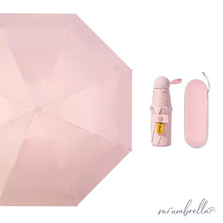 8 Telli Kapsül Şemsiye Pembe