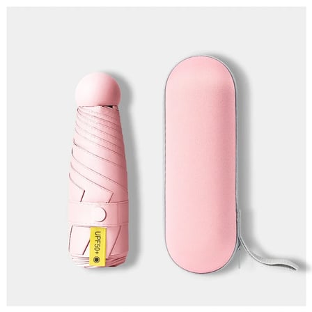 8 Telli Kapsül Şemsiye Pembe