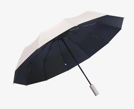 12 Telli Otomatik Şemsiye Krem