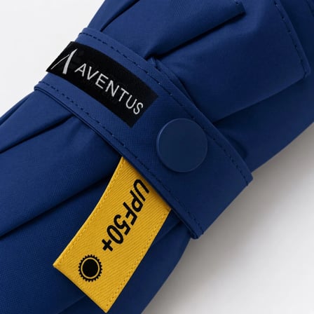 Aventus 8 Telli Kapsül Şemsiye Güneş Şemsiyesi UV Korumalı Lacivert