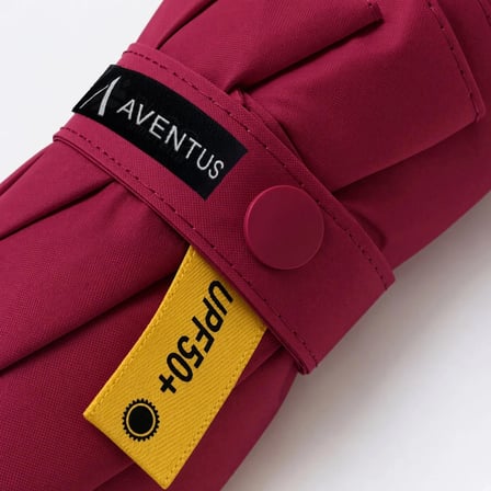 Aventus 8 Telli Kapsül Şemsiye Güneş Şemsiyesi UV Korumalı Bordo