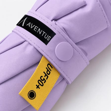 Aventus 8 Telli Kapsül Şemsiye Güneş Şemsiyesi UV Korumalı Mor