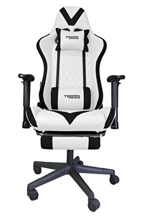 TWISTED MINDS TM8250-WN COMFORT E-SPOR OYUNCU KOLTUĞU - BEYAZ / SİYAH