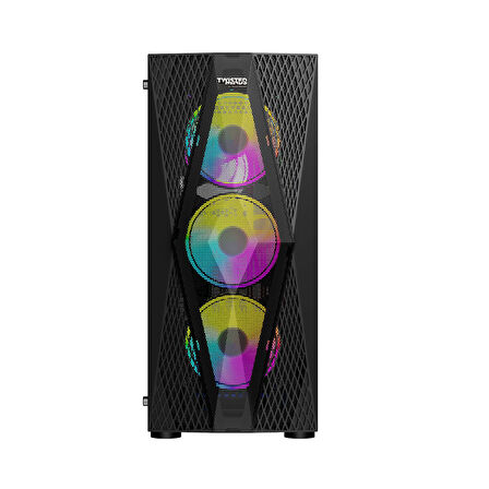 Twisted Minds TM-210XL-P1 KP650P 4x12Cm RGB Fan 650W Mesh Gaming (Oyuncu) Kasa