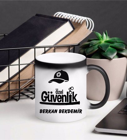 Özel Güvenlik Kupa Bardağı Sihirli (Beyaz)