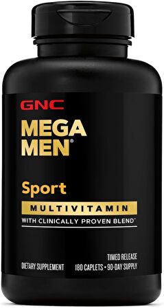 GNC Mega Men Sport Multivitamin 180 Tablet 