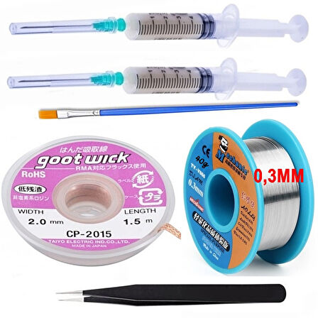 Lehim Teli Mechanic 63sn/37pb UYUMLU Flux %1-3 40gr 03mm CP2015 SE1 DÜZ 6İN1 ARADA