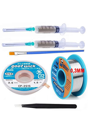 Lehim Teli Mechanic 63sn/37pb UYUMLU Flux %1-3 40gr 03mm CP2515 SE1 DÜZ 6İN1 ARADA
