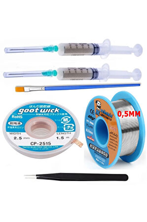 Mechanic Lehim Teli 63sn/37pb UYUMLU Flux %1-3 40gr 05mm CP25152,5 SE1 DÜZ 6İN1 ARADA