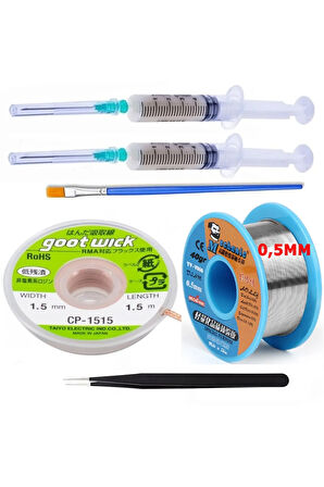 Mechanic Lehim Teli 63sn/37pb UYUMLU Flux %1-3 40gr 05mm CP15151,5 SE1 DÜZ 6İN1 ARADA