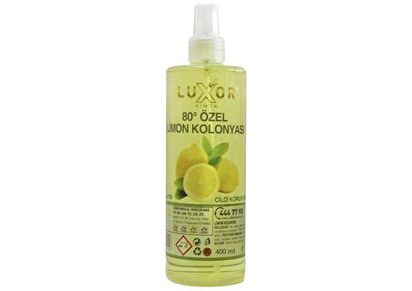 Luxor Kimya Limon Kolonyası 80 Derece Pet Şişe 400 ml