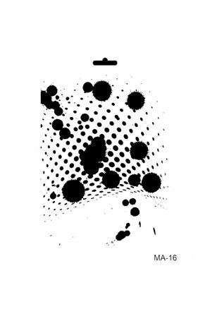 Ma16 Mix Media Stencil Is It Crona?