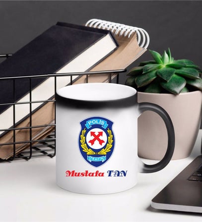 Trafik Polisi Kupa Bardağı Sihirli (Beyaz)