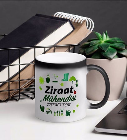 Ziraat Mühendisi Kupa Bardağı Sihirli (Beyaz)