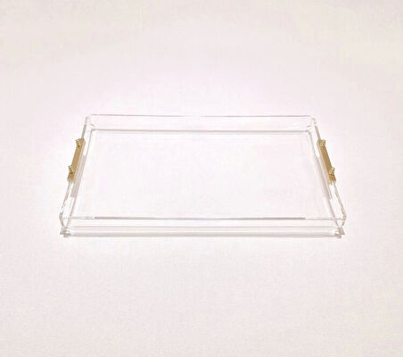 Agbtrend GOLD TRAY -L- Dekorasyon ve Sunum Tepsisi