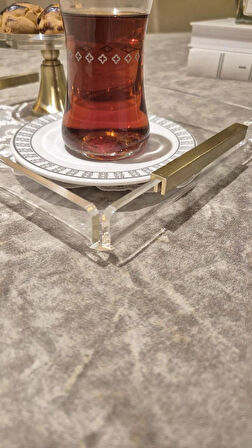 Agbtrend GOLD LINE TRAY -S- Dekorasyon ve Sunum Tepsisi