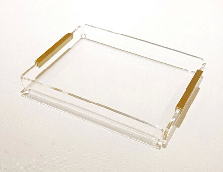 Agbtrend GOLD LINE TRAY -S- Dekorasyon ve Sunum Tepsisi