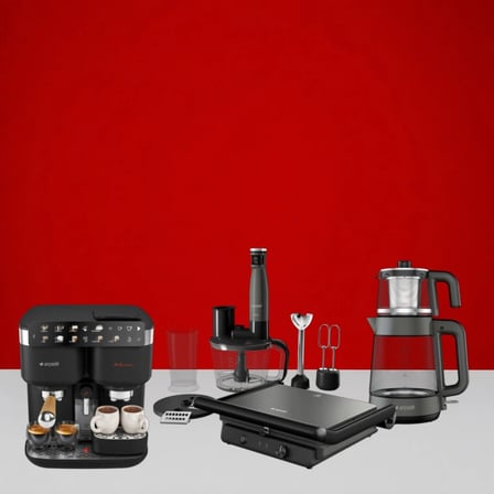 Arçelik Deluxe Mutfak Paketi (TEM 9690- TMW 6046 G- CM 6964 G- RHB 6050 G)
