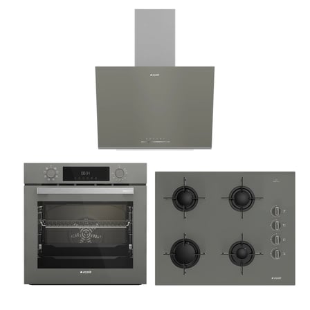 Arçelik Steam Grion Üçlü Cam Ankastre Set