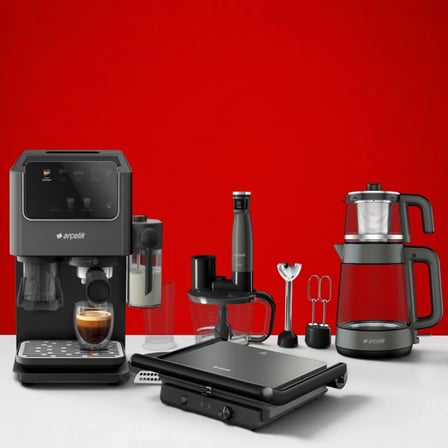 Arçelik Espresso Mutfak Paketi(EM 8550 RHB 6050 G TMW 6046 G CM 6964 G)