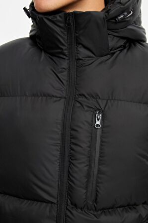 River Club Erkek Çıkma Kapüşonlu Su Ve Rüzgar Geçirmez Kışlık Şişme Mont DM-400