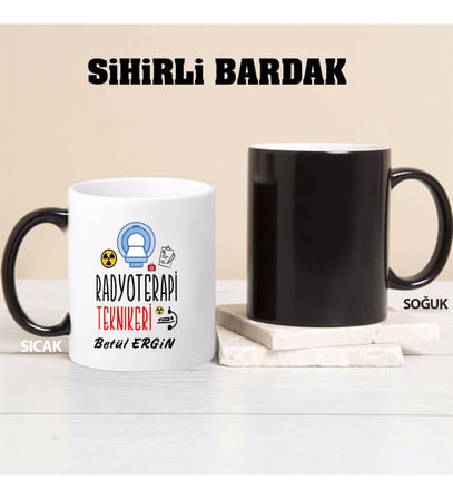 Radyoterapi Teknikeri Kupa Bardağı Sihirli (Beyaz)