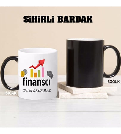 Finanscı Kupa Bardağı Sihirli (Beyaz)