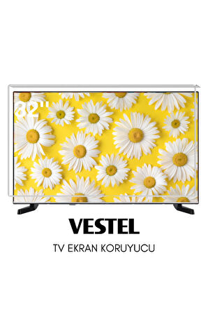 Technozi Vestel Uyumlu 32" inç 132 Ekran Tv Koruyucu Kırılmaz Paneli