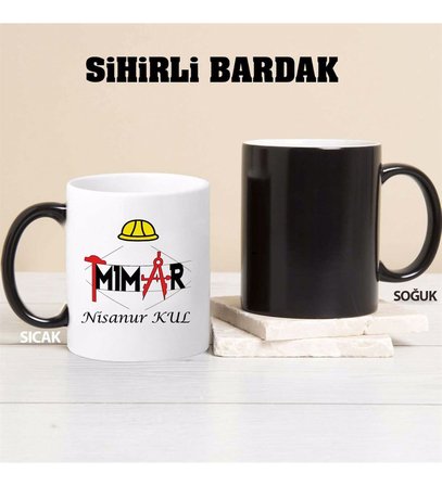 Mimar Kupa Bardağı Sihirli (Beyaz)