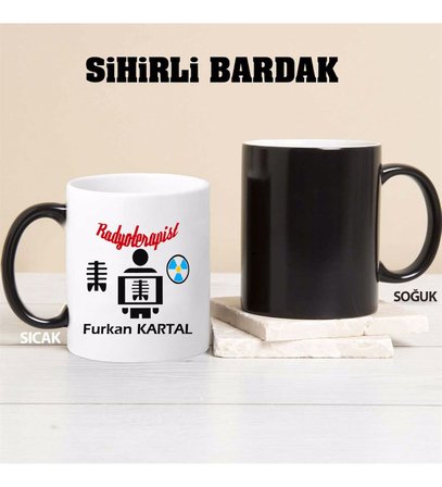 Radyoterapist Kupa Bardağı Sihirli (Beyaz)