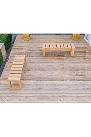 DizyWood Masif Ahşap Bank Bench – Dekoratif Oturma Bankı