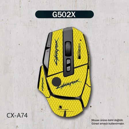 G502X Uyumlu Gaming Mouse Grip Tape – Kaymaz Ter Emici Yapışkanlı Koruyucu Mouse Kaplama Sticker – CXA74