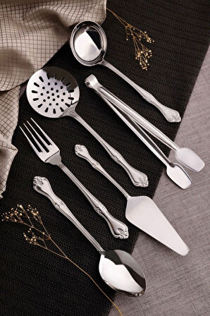 Nehir Lalezar Sade 6 Parça Servis Takımı Seti 