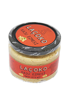 LAÇOKO 550 Gram Şekersiz, Katkısız, Glutensiz, Vegan, Doğal Kaju Ezmesi