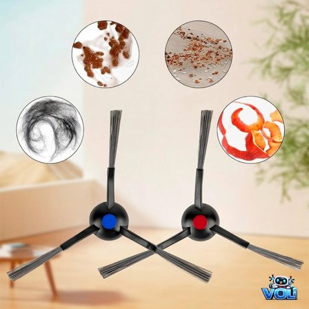 Ecovacs DEEBOT T30 Omni , T30 Pro , Yeedi m12 pro+ Yan Fırça 2 Adet