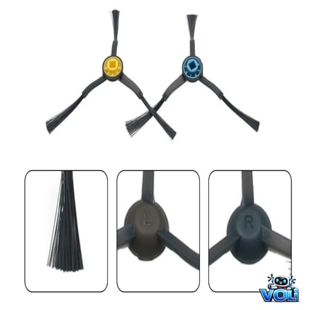 Fakir Rs 770, Midea M7 ,M8+ ve Samsung  VR7700BM için Yan Fırça 2 Adet