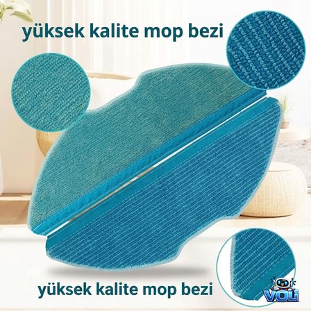 Philips 2000 ve 3000 Serisi için Mop Bezi 1 Adet