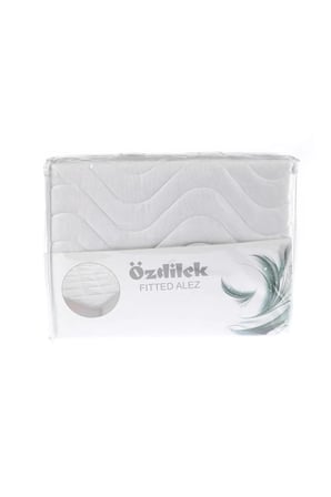 Beyaz Ranforce Fitted Çift Kişilik Alez 160x200+35