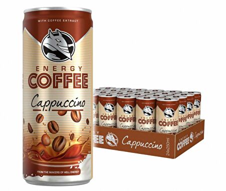 Hell Energy Drink Coffee CAPPUCCINO 24 Adet X 250 ml