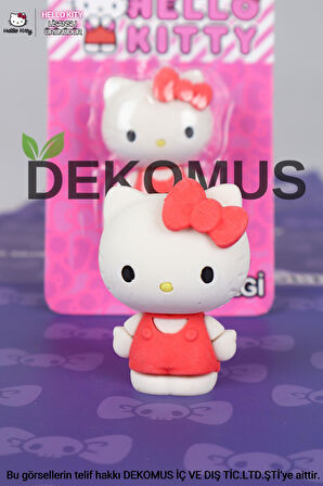 DEKOMUS İLE YENİ SEZON LİSANSLI HELLO KITTY 3D SİLGİ