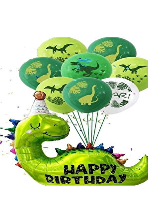 DİNAZOR TEMALO BALON SET