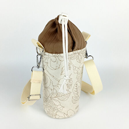 Woodycord El Yapımı Büzgülü Matara ve Termos Kılıfı