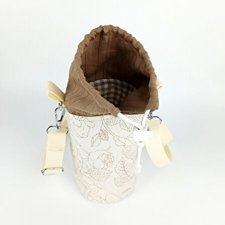 Woodycord El Yapımı Büzgülü Matara ve Termos Kılıfı