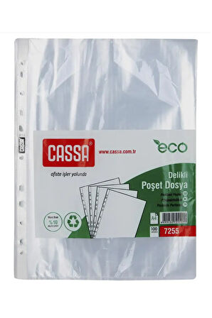 Eco Şeffaf Poşet Dosya 10x100 Adet