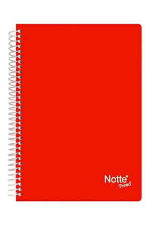 Trend A4 40 Yaprak Spiralli Pvc Kapak Çizgili Defter