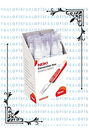 Kalem Tipi Sıvı Silici Daksil 8ml 10 Adet 1 Paket Beyaz