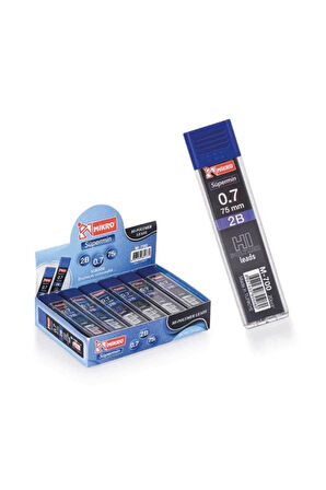 Mikro 75mm 2B Versatil Kalem Ucu 0.7mm 24 Adet